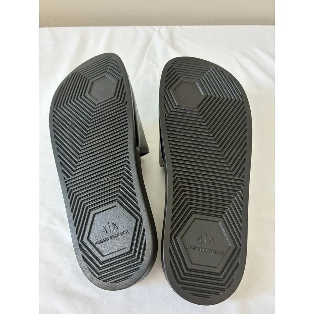 Authentic Armani Slide Black Size 7 - New never worn